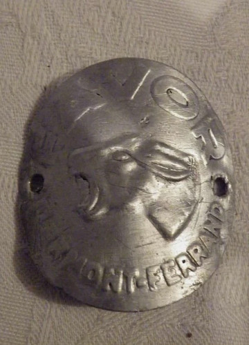 Plaque velo favor clermont - plaque,