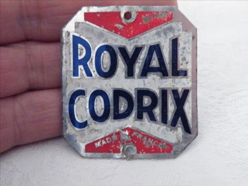 Plaque velo moto ancienne - plaque,