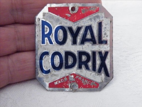 Rare plaque velo moto ancienne - rare,