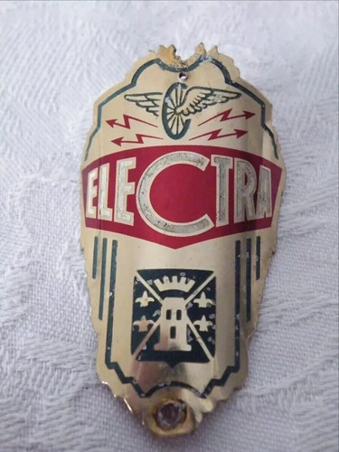 Rare plaque velo - velo, electra