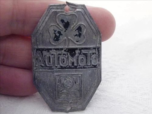 Rare plaque velo - de, moto