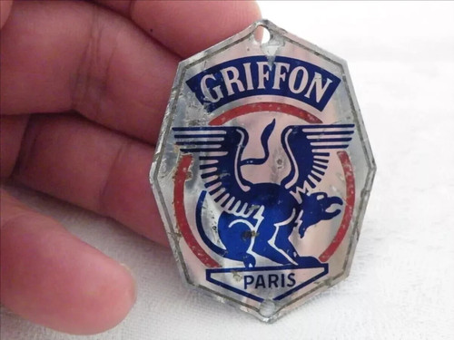 Rare plaque velo griffon - de,