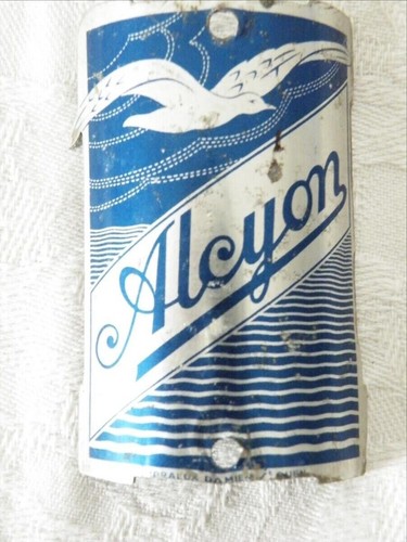 Plaque velo ancienne alcyon - ancienne,