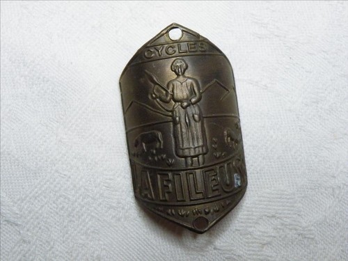 Plaque velo ancienne cycles - plaque, de